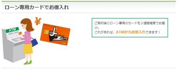 岩手銀行カードローン　借り入れ方法